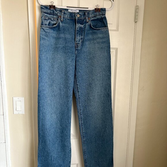 Reformation Val 90s Mid Rise Straight Leg Jeans - Picture 3 of 6